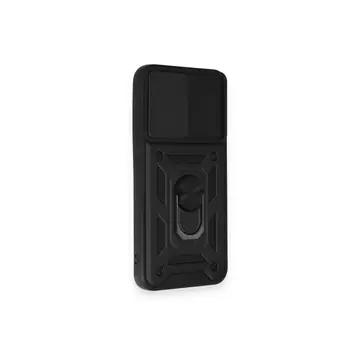 Samsung Galaxy A54 5g Kılıf Pars Lens Yüzüklü Silikon - Siyah