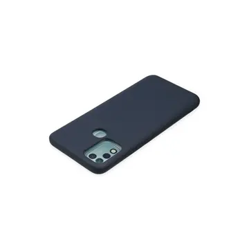 İnfinix Hot 10 Play Kılıf Nano İçi Kadife Silikon - Lacivert