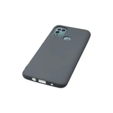İnfinix Hot 10 Play Kılıf Nano İçi Kadife Silikon - Gri