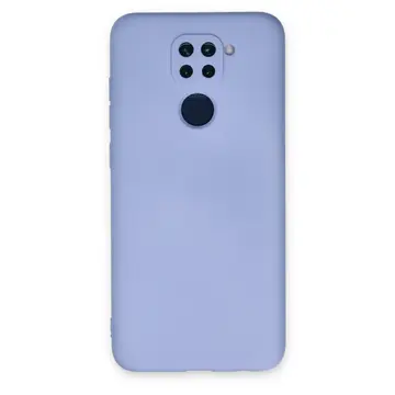 Xiaomi Redmi Note 9 Kılıf Nano İçi Kadife Silikon - Lila