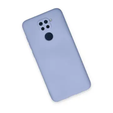 Xiaomi Redmi Note 9 Kılıf Nano İçi Kadife Silikon - Lila