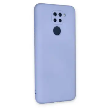 Xiaomi Redmi Note 9 Kılıf Nano İçi Kadife Silikon - Lila