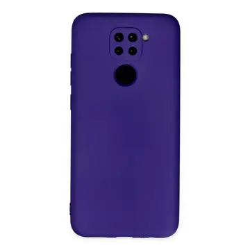 Xiaomi Redmi Note 9 Kılıf Nano İçi Kadife Silikon - Mor