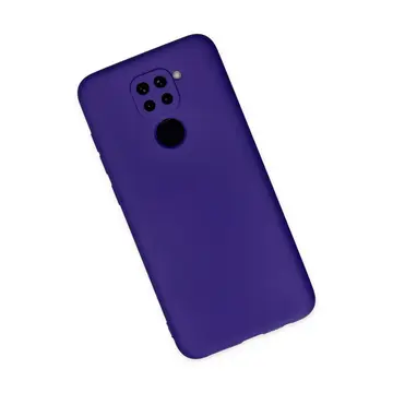 Xiaomi Redmi Note 9 Kılıf Nano İçi Kadife Silikon - Mor