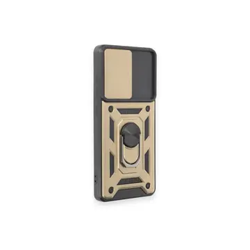Samsung Galaxy S20 Fe Kılıf Pars Lens Yüzüklü Silikon - Gold