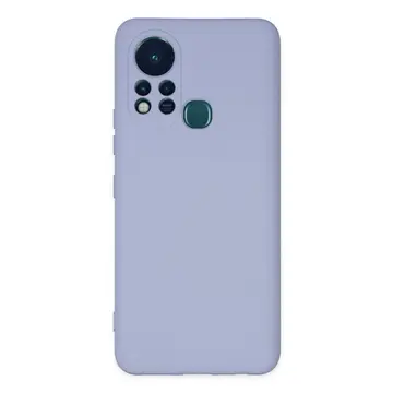 İnfinix Hot 11s Kılıf Nano İçi Kadife Silikon - Lila