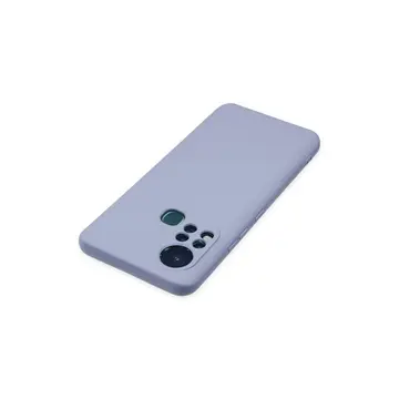 İnfinix Hot 11s Kılıf Nano İçi Kadife Silikon - Lila
