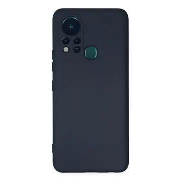 İnfinix Hot 11s Kılıf Nano İçi Kadife Silikon - Lacivert