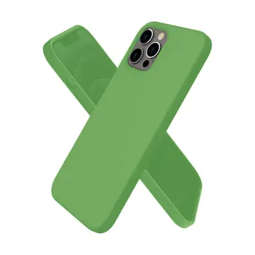 İphone 12 Pro Kılıf First Silikon - Yeşil