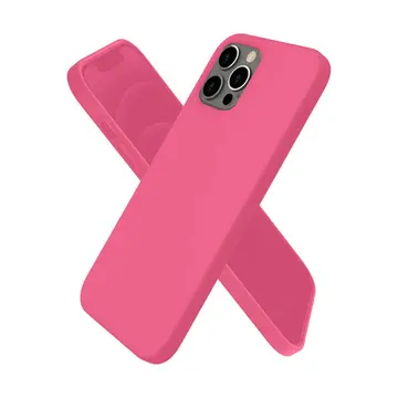 İphone 12 Pro Kılıf First Silikon - Pembe