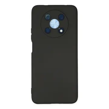 Huawei Nova Y90 Kılıf Nano İçi Kadife Silikon - Siyah