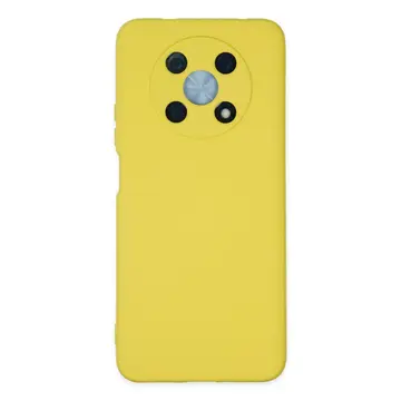Huawei Nova Y90 Kılıf Nano İçi Kadife Silikon - Sarı