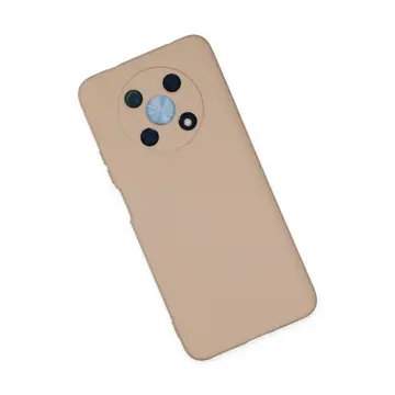 Huawei Nova Y90 Kılıf Nano İçi Kadife Silikon - Pudra