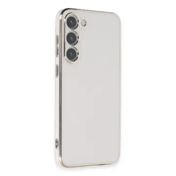 Samsung Galaxy S23 Kılıf Volet Silikon - Beyaz