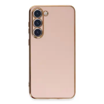 Samsung Galaxy S23 Kılıf Volet Silikon - Pembe