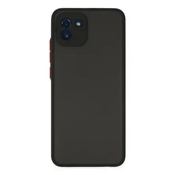 Samsung Galaxy A03 Kılıf Montreal Silikon Kapak - Siyah