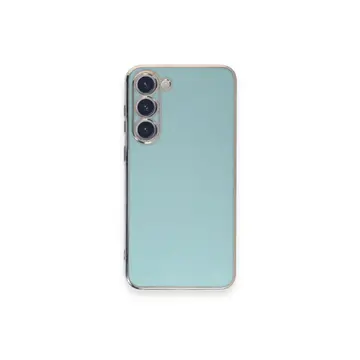 Samsung Galaxy S23 Plus Kılıf Volet Silikon - Açık Yeşil