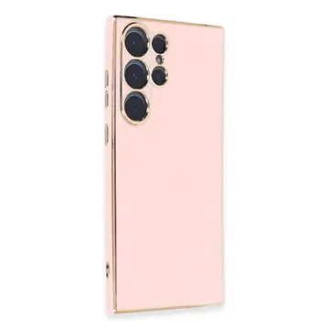 Samsung Galaxy S23 Ultra Kılıf Volet Silikon - Pembe