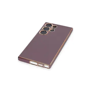 Samsung Galaxy S23 Ultra Kılıf Volet Silikon - Mor