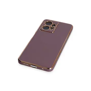Xiaomi Redmi Note 12 4g Kılıf Volet Silikon - Mor
