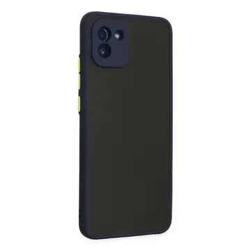 Samsung Galaxy A03 Kılıf Montreal Silikon Kapak - Lacivert