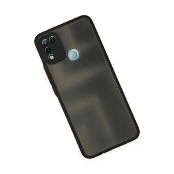 İnfinix Hot 10 Play Kılıf Montreal Silikon Kapak - Siyah