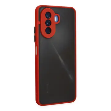 Huawei Nova Y70 Kılıf Montreal Silikon Kapak - Kırmızı