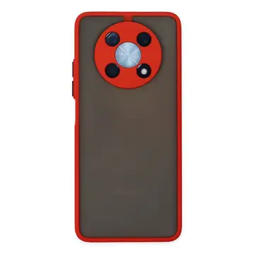Huawei Nova Y90 Kılıf Montreal Silikon Kapak - Kırmızı