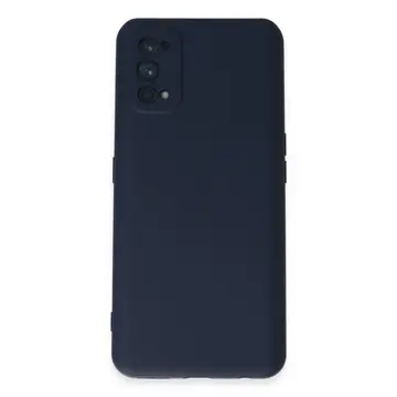 Realme 7 Pro Kılıf Nano İçi Kadife Silikon - Lacivert