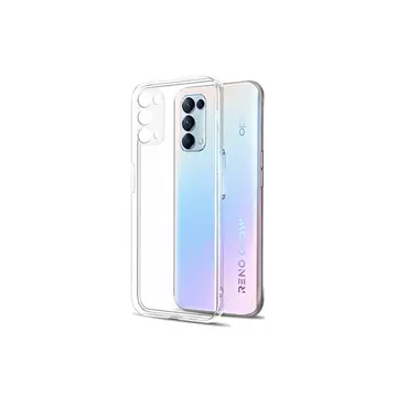 Oppo Reno 5 Pro Kılıf Lüx Şeffaf Silikon