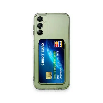 Samsung Galaxy A54 5g Kılıf Kart Şeffaf Silikon - Şeffaf