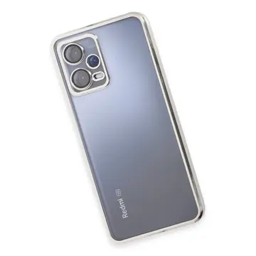 Xiaomi Redmi Note 12 Pro 5g Kılıf Razer Lensli Silikon - Gümüş
