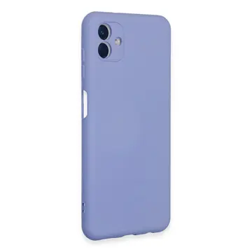 Samsung Galaxy A04e Kılıf Nano İçi Kadife Silikon - Lila