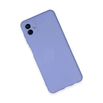 Samsung Galaxy A04e Kılıf Nano İçi Kadife Silikon - Lila