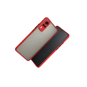 Vivo Y53s Kılıf Montreal Silikon Kapak - Kırmızı