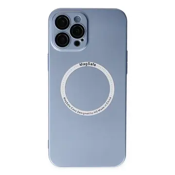 İphone 12 Pro Kılıf Jack Magneticsafe Lens Silikon - Sierra Blue