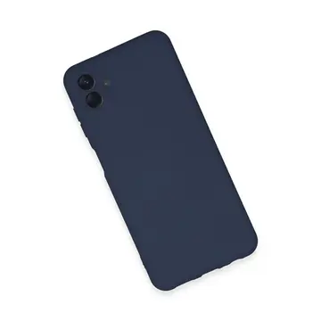 Samsung Galaxy A04e Kılıf Nano İçi Kadife Silikon - Lacivert