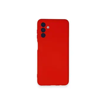 Samsung Galaxy A14 4g Kılıf Nano İçi Kadife Silikon - Kırmızı