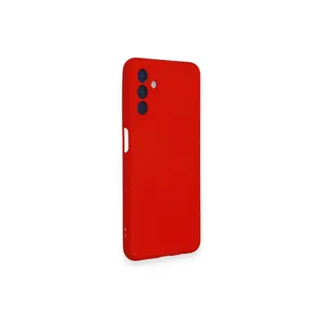 Samsung Galaxy A14 4g Kılıf Nano İçi Kadife Silikon - Kırmızı