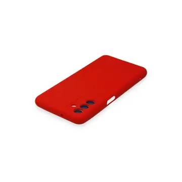 Samsung Galaxy A14 4g Kılıf Nano İçi Kadife Silikon - Kırmızı
