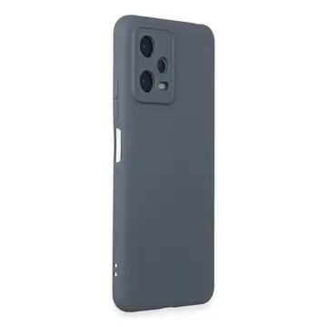 Xiaomi Redmi Note 12 5g Kılıf Nano İçi Kadife Silikon - Gri