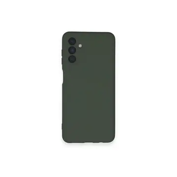 Samsung Galaxy A14 4g Kılıf Nano İçi Kadife Silikon - Koyu Yeşil