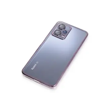 Xiaomi Redmi Note 12 5g Kılıf Razer Lensli Silikon - Mor