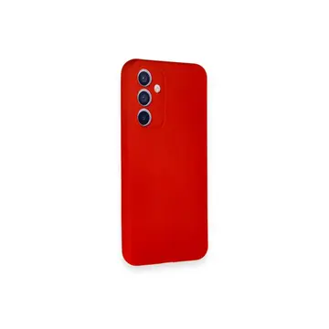 Samsung Galaxy A54 5g Kılıf Nano İçi Kadife Silikon - Kırmızı