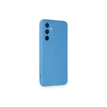 Samsung Galaxy A54 5g Kılıf Nano İçi Kadife Silikon - Mavi