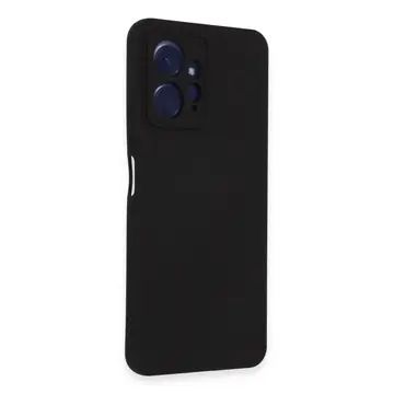 Xiaomi Redmi Note 12 4g Kılıf Nano İçi Kadife Silikon - Siyah