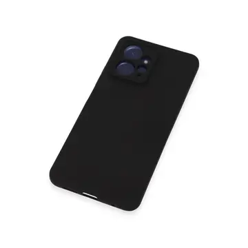 Xiaomi Redmi Note 12 4g Kılıf Nano İçi Kadife Silikon - Siyah