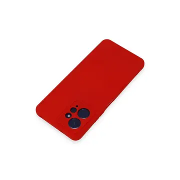 Xiaomi Redmi Note 12 4g Kılıf Nano İçi Kadife Silikon - Kırmızı