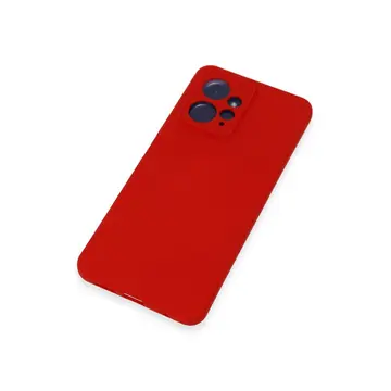 Xiaomi Redmi Note 12 4g Kılıf Nano İçi Kadife Silikon - Kırmızı