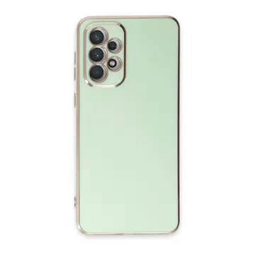 Samsung Galaxy A73 5g Kılıf Volet Silikon - Açık Yeşil